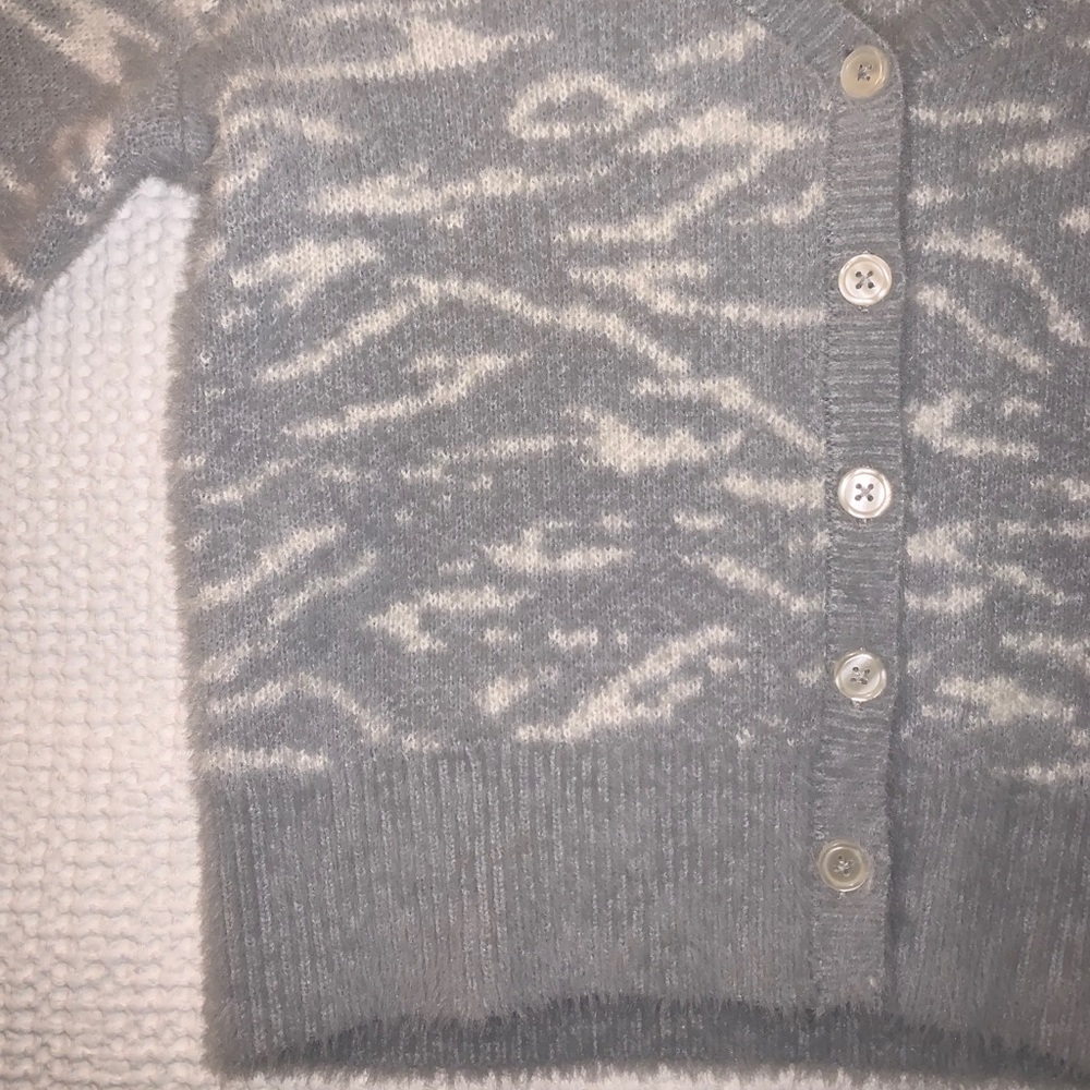 Abercrombie and Fitch Zebra Cardigan